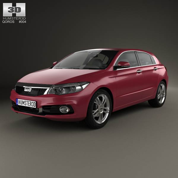 Qoros 3 hatchback 2014 3D model