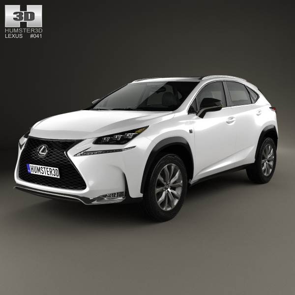 Lexus NX F Sport 2014 3D model