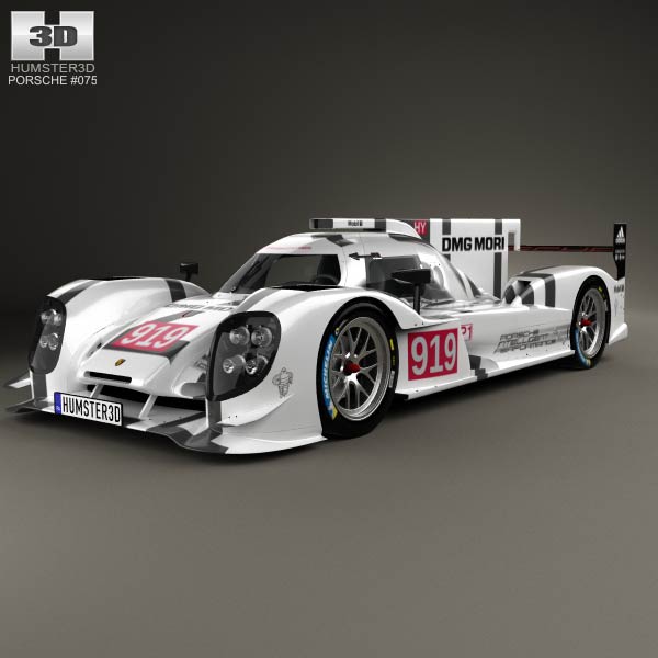 Porsche 919 Hybrid 2014 3D model
