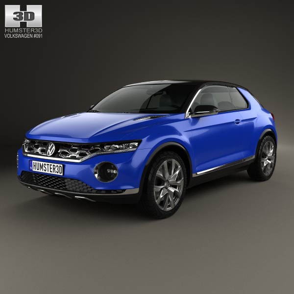 Volkswagen T-Roc 2014 3D model