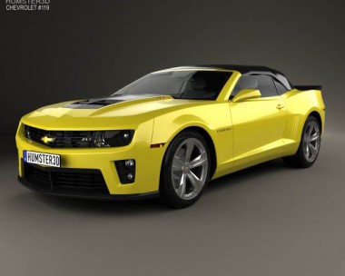 Chevrolet Camaro ZL1 convertible 2014 3D Model