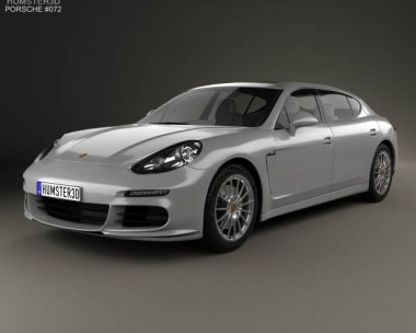 Porsche Panamera Turbo Executive 2014 3D Model