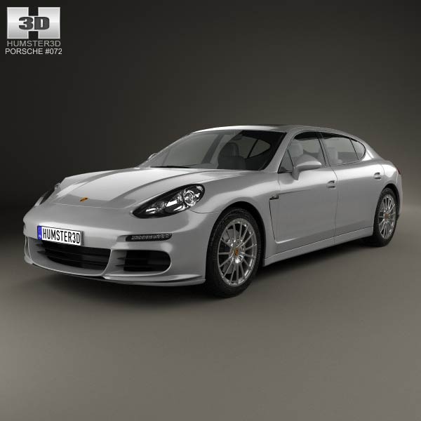 Porsche Panamera Turbo Executive 2014 3D model