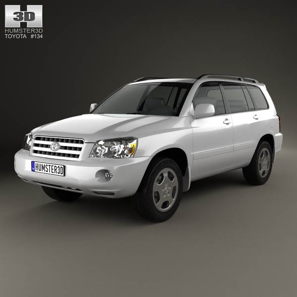 Toyota Highlander (XU20) 2003 3D model