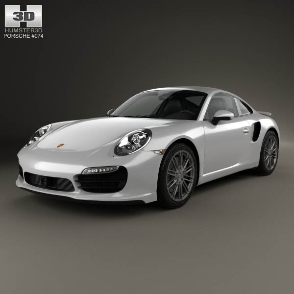 Porsche 911 Carrera (991) Turbo 2012 3D model