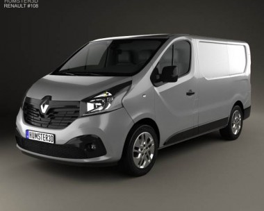 Renault Trafic Panel Van 2014 3D Model