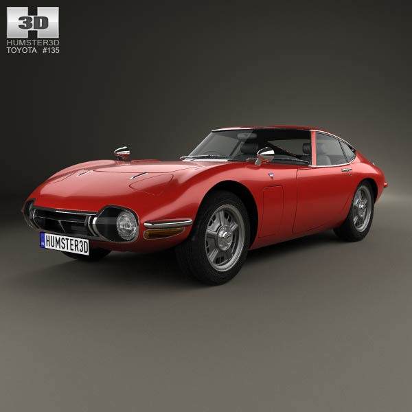 Toyota 2000GT 1967 3D model