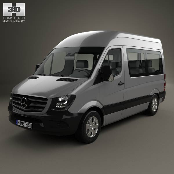 Mercedes-Benz Sprinter Passenger Van CWB HR 2013 3D model