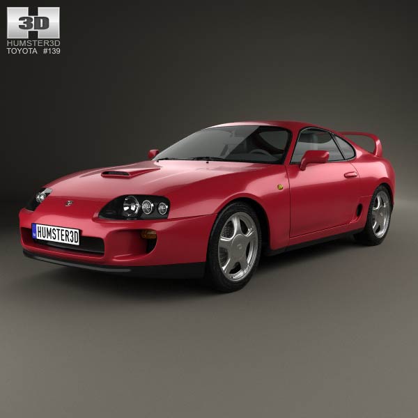Toyota Supra 1993 3D model