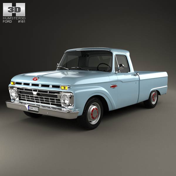 Ford F-100 1966 3D model