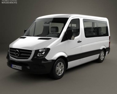 Mercedes-Benz Sprinter Passenger Van CWB SR 2013 3D Model