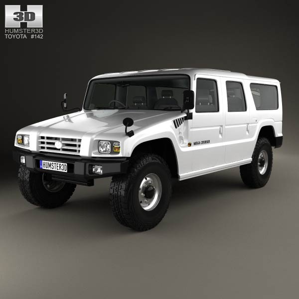 Toyota Mega Cruiser 1996 3D model