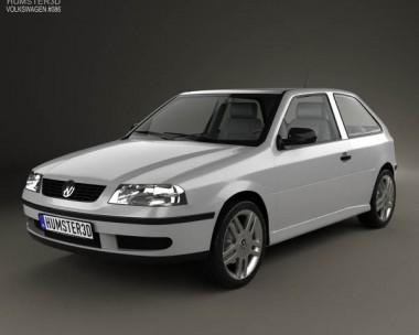 Volkswagen Gol 3-door 2003 3D Model