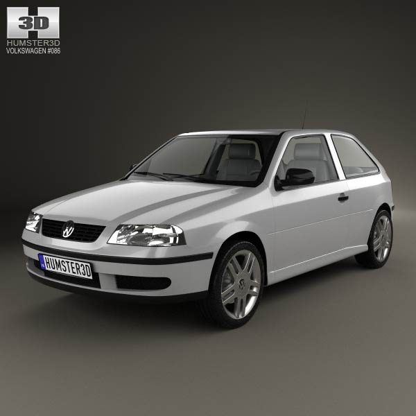 Volkswagen Gol 3-door 2003 3D model