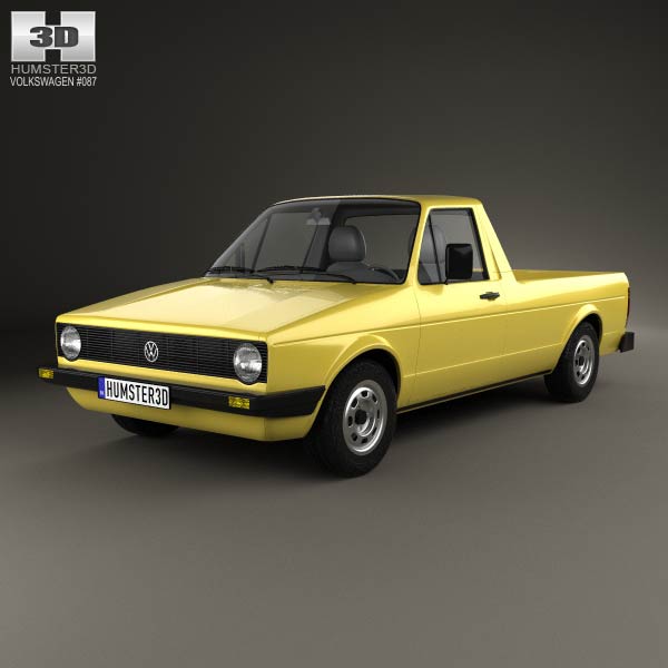 Volkswagen Caddy (Type 14) 1982 3D model