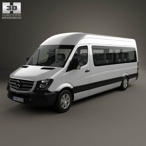 Mercedes-Benz Sprinter Passenger Van LWB HR 2013 3D model