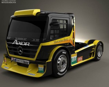 Mercedes-Benz Axor Formula Truck 2011 3D Model