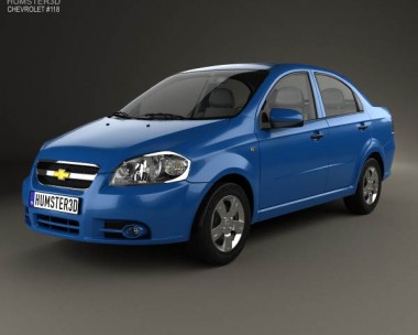 Chevrolet Aveo (T250) sedan 2006 3D Model