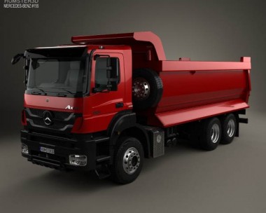 Mercedes-Benz Axor Tipper Truck 2005 3D Model