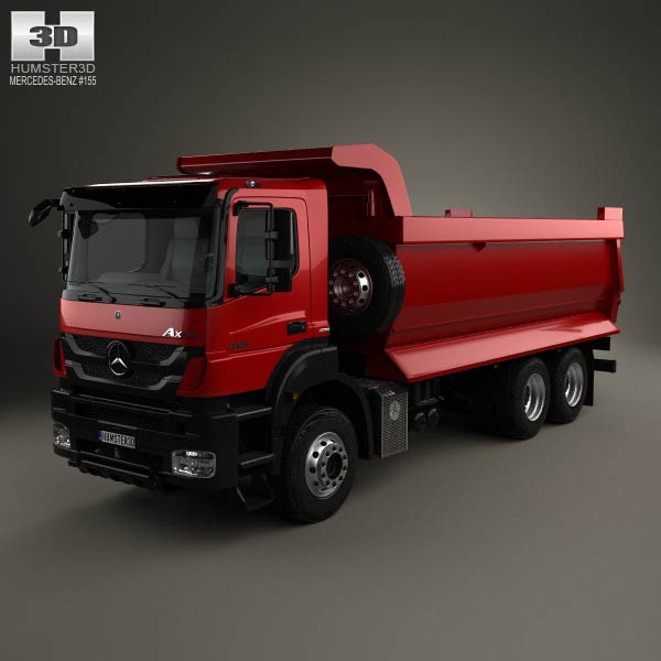 Mercedes-Benz Axor Tipper Truck 2005 3D model