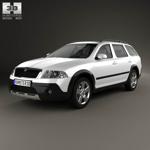 Skoda Octavia Scout 2005 3D model