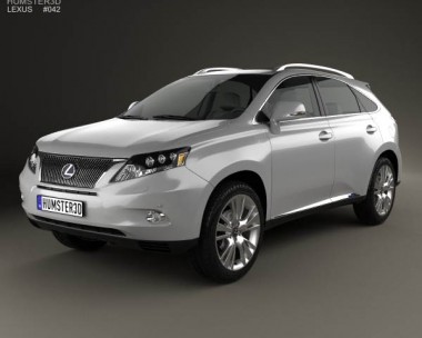 Lexus RX hybrid 2009 3D Model
