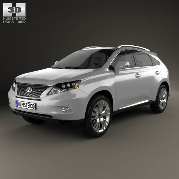 Lexus RX hybrid 2009 3D model