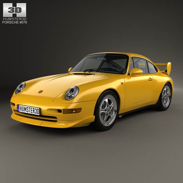 Porsche 911 Carrera RS Clubsport (993) 1995 3D model