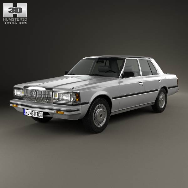 Toyota Crown (S110) Super Saloon 1982 3D model