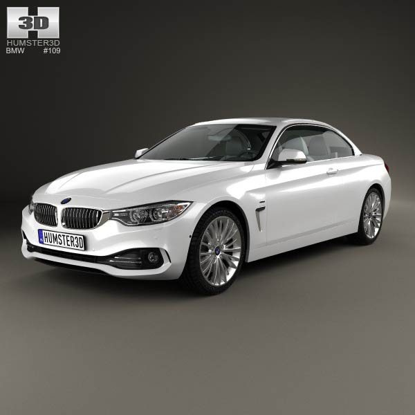 BMW 4 Series (F33) convertible Luxury Line 2013 3D model