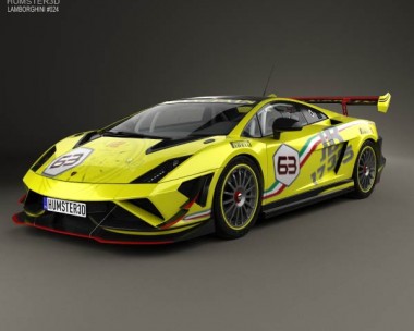 Lamborghini Gallardo LP 570-4 Super Trofeo 2013 3D Model
