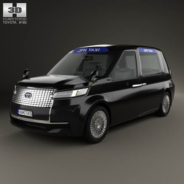 Toyota JPN Taxi 2013 3D model