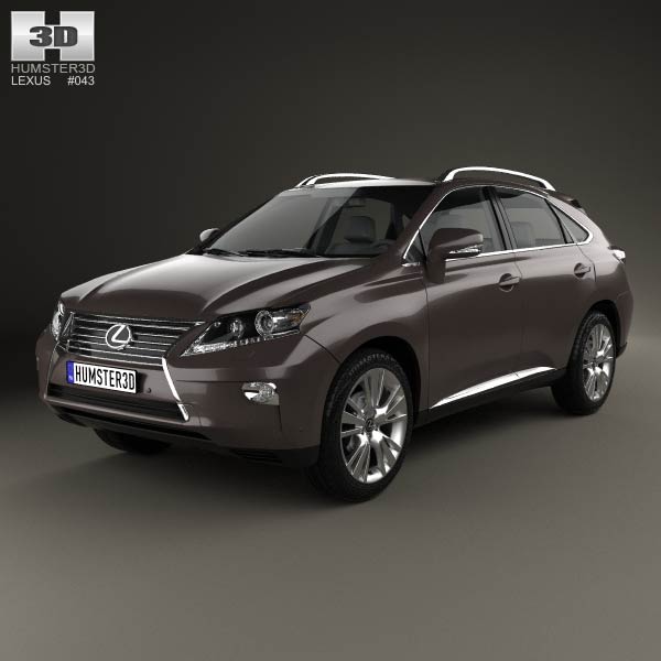 Lexus RX 2012 3D model