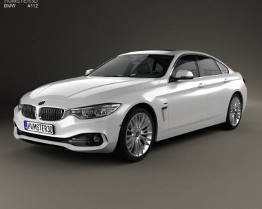 BMW 4 Series (F36) Gran Coupe Luxury Line 2013 3D Model