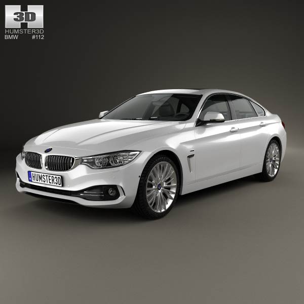 BMW 4 Series (F36) Gran Coupe Luxury Line 2013 3D model