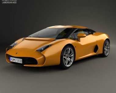 Lamborghini 5-95 Zagato 2014 3D Model