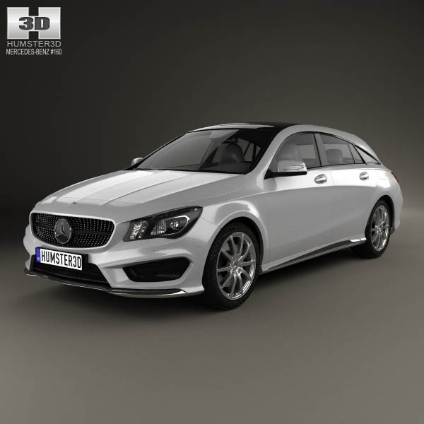 Mercedes-Benz CLA-Class (C117) Shooting Brake 2014 3D model