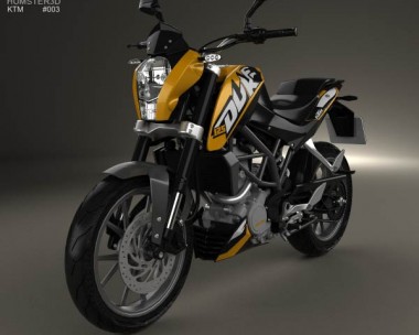 KTM 125 Duke 2011 3D Model