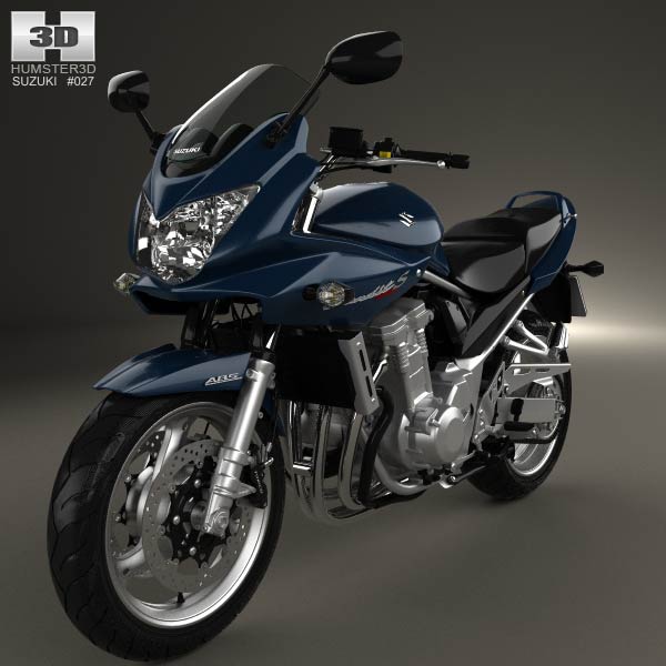 Suzuki Bandit 1250 S 2007 3D model