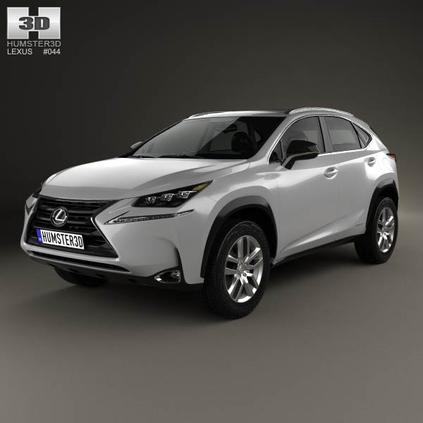 Lexus NX Hybrid 2014 3D model