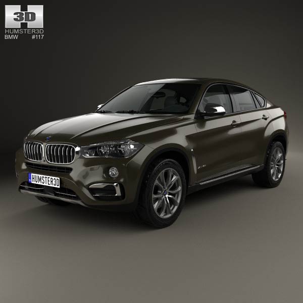 BMW X6 (F16) 2014 3D model