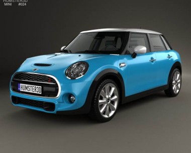 Mini Cooper S 5-door 2014 3D Model