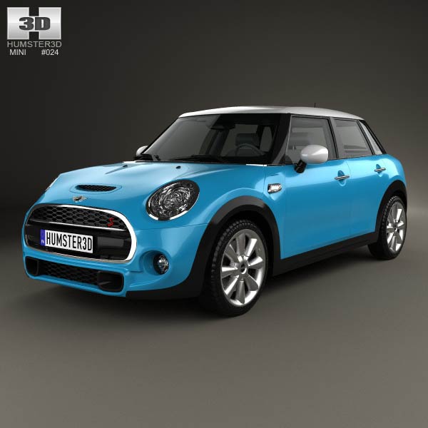 Mini Cooper S 5-door 2014 3D model