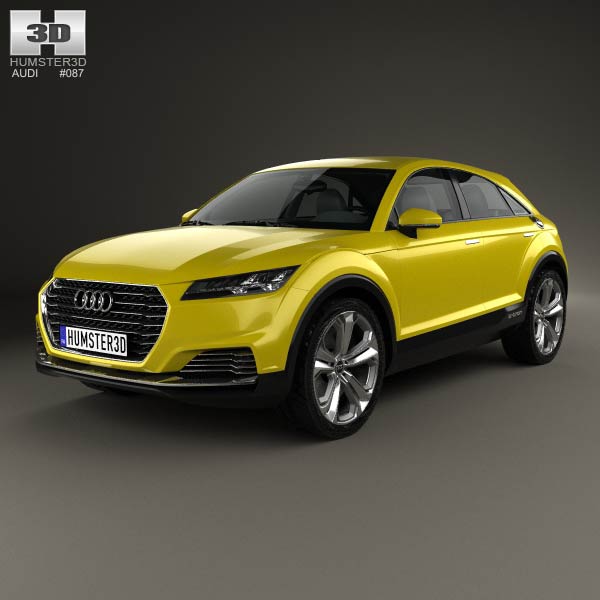 Audi TT offroad 2014 3D model