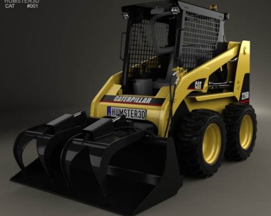 Caterpillar 226B Skid Steer Loader 2014 3D Model
