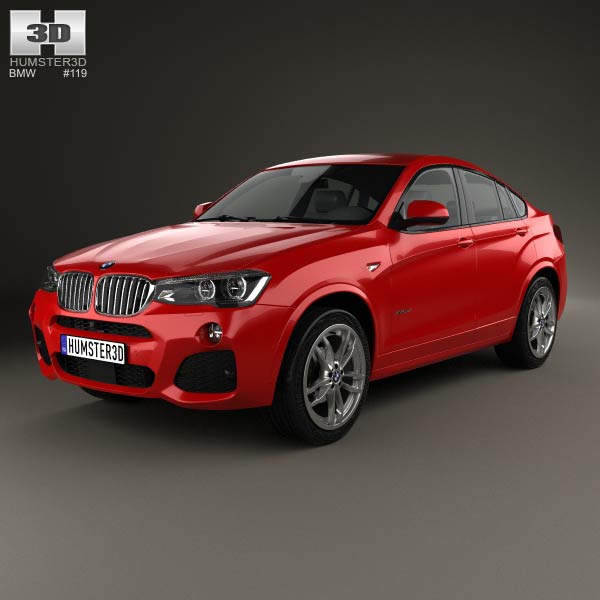 BMW X4 M Sport Package (F26) 2014 3D model