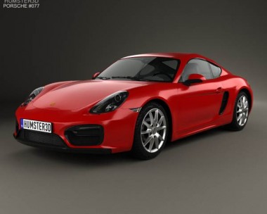 Porsche Cayman GTS 2014 3D Model