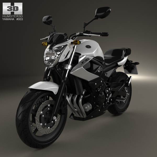 Yamaha XJ6 2009 3D model