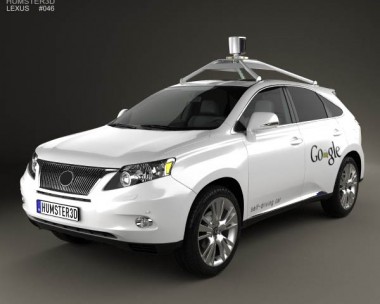 Lexus RX Google Self-driving 2013 3D Model