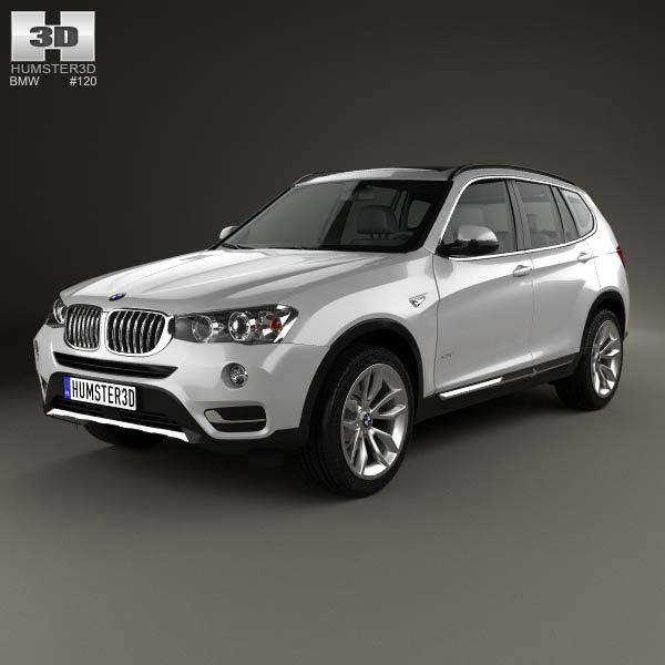 BMW X3 (F25) 2014 3D model